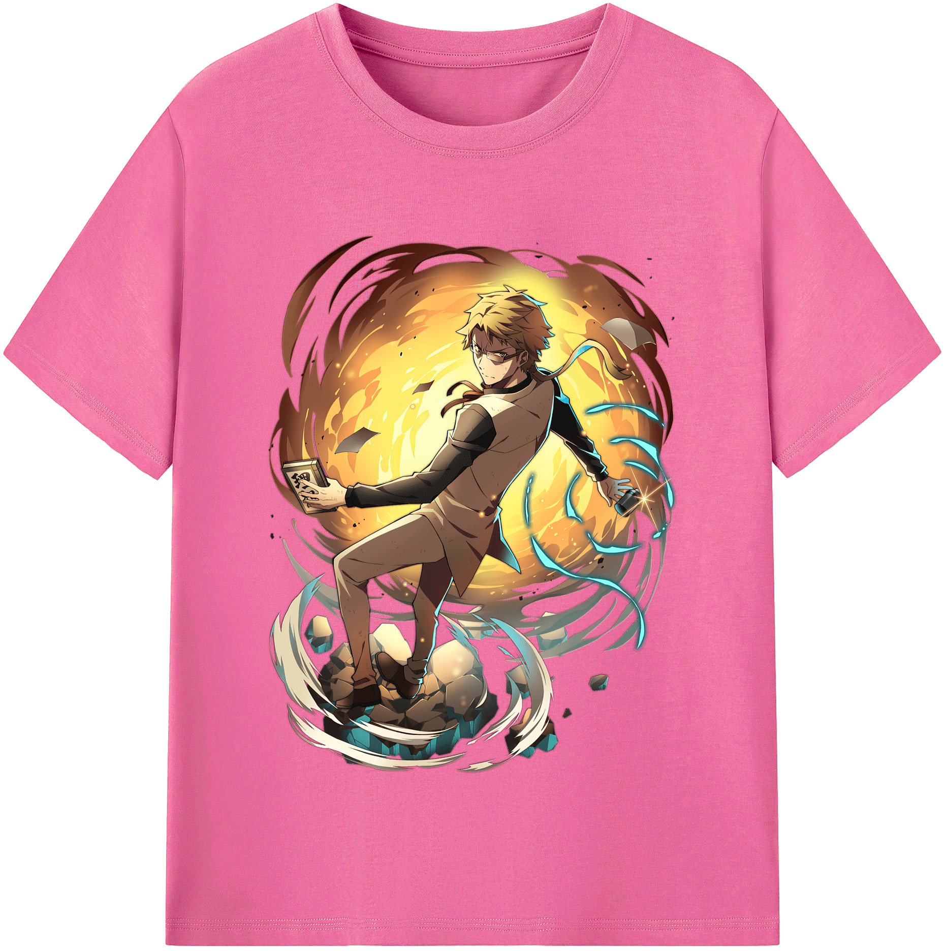 （画像用） 文豪ストレイドッグス Bungo Stray Dogs レディースカジュアルプリントTシャツ（綿100％）